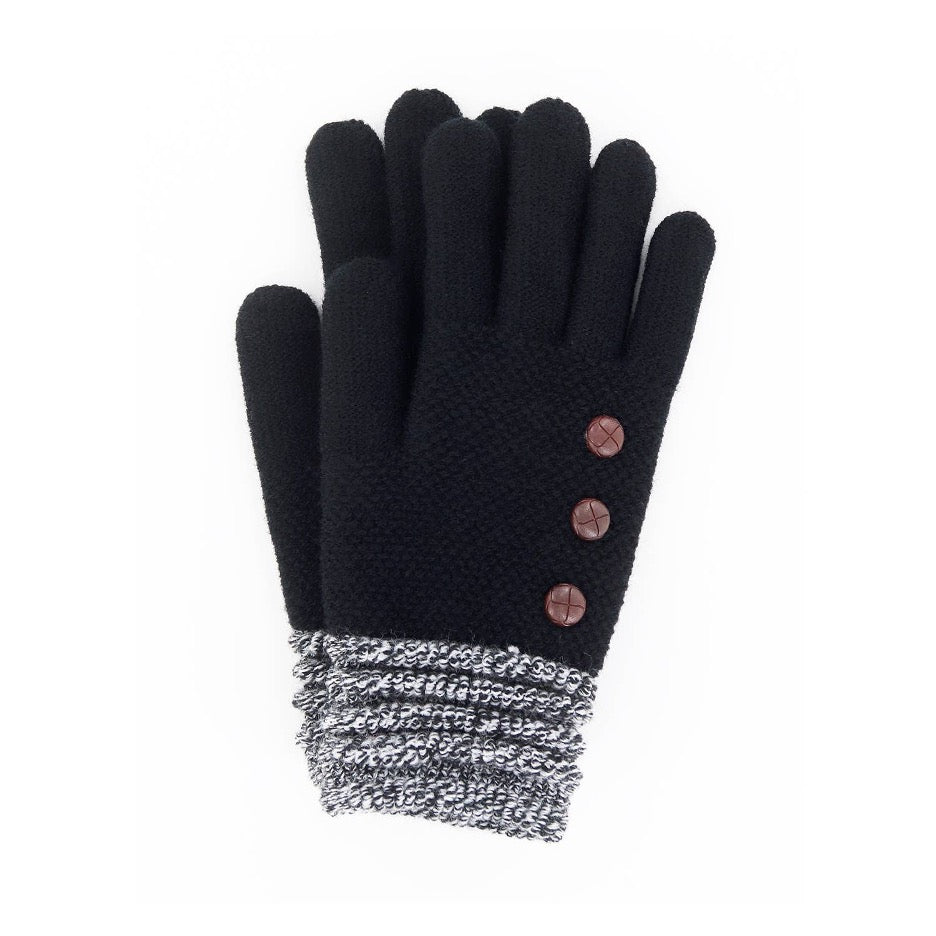 Britt's Knits Ultra Soft 3-Button Gloves – Take A Hike + Take 2