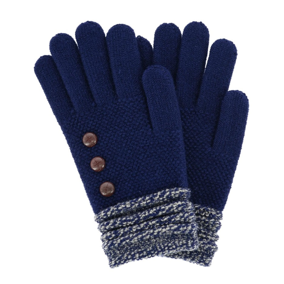Britt’ knits men’s glove grey