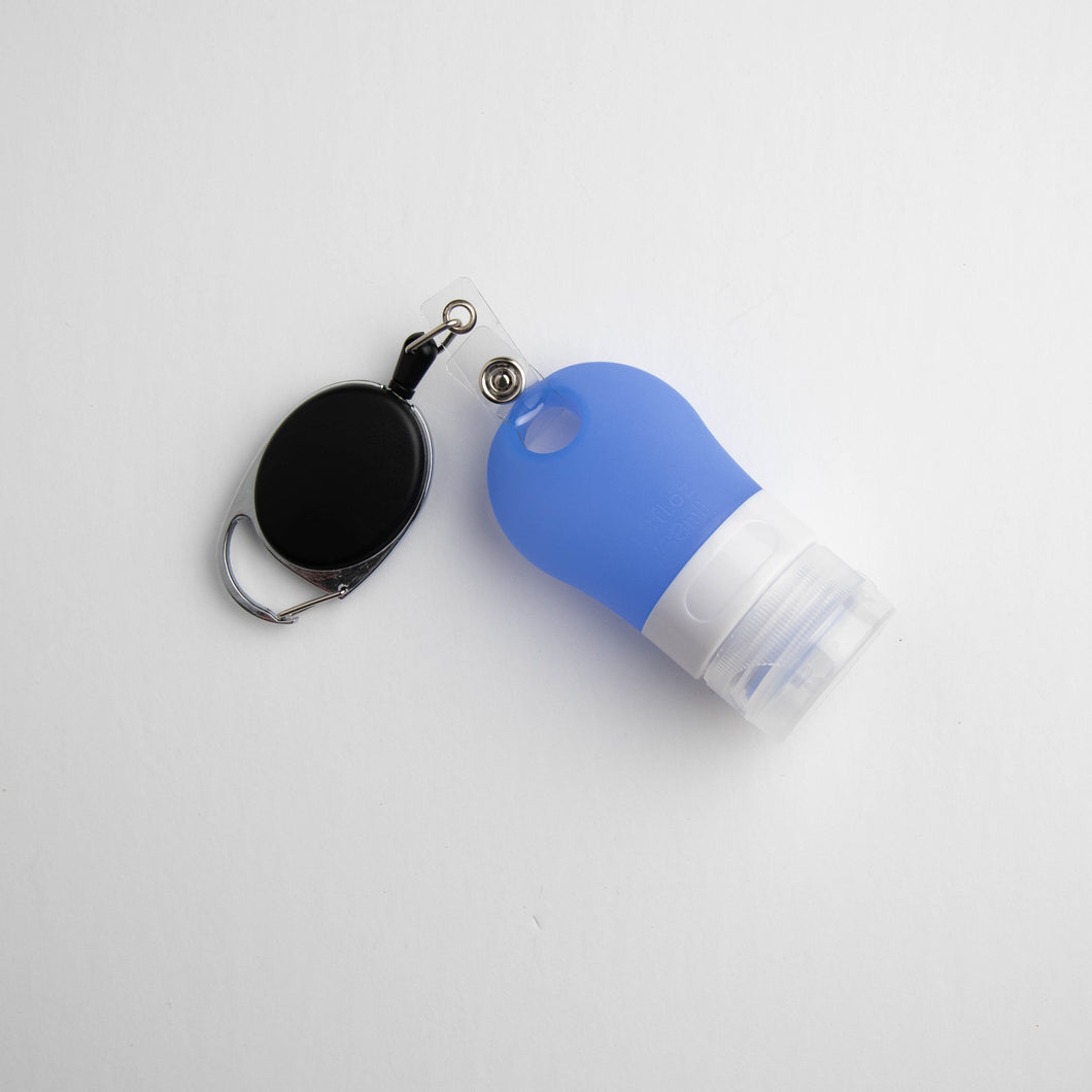 Hand Sanitizer Bottle on Retractable Lanyard